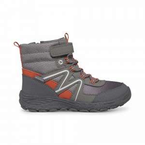 Kids' Merrell Polar Trekker Boots Orange Outlet | EHKTF-0219