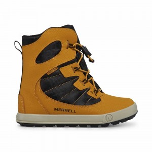 Kids' Merrell Snow Bank 4.0 Waterproof Boots Brown / Black Outlet | XICMS-6103