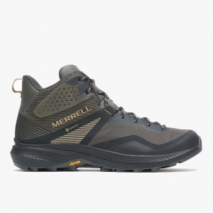 Men's Merrell MQM 3 Mid GORE-TEX® Hiking Boots Olive Outlet | UWBPF-8415