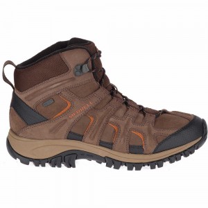 Men's Merrell Phoenix 2 Mid Thermo Hiking Boots Brown Clearance Outlet | QHBSN-4980