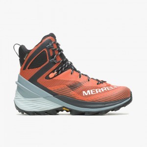 Men's Merrell Rogue Hiker Mid GORE-TEX® Hiking Boots Orange Outlet | ESXNR-5682