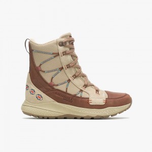 Women's Merrell Bravada 2 Thermo Mid Waterproof X Jordan Ann Craig Hiking Boots Khaki Sale Outlet | MYOAC-1893