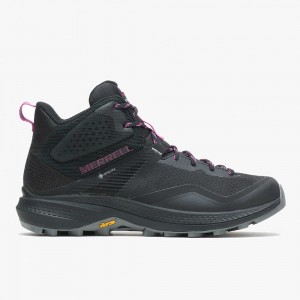 Women's Merrell MQM 3 Mid GORE-TEX® Hiking Boots Black / Fuchsia Outlet | CBGXI-7386