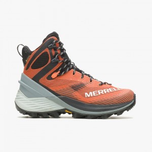 Women's Merrell Rogue Hiker Mid GORE-TEX® Hiking Boots Orange Outlet | BZFHX-3062