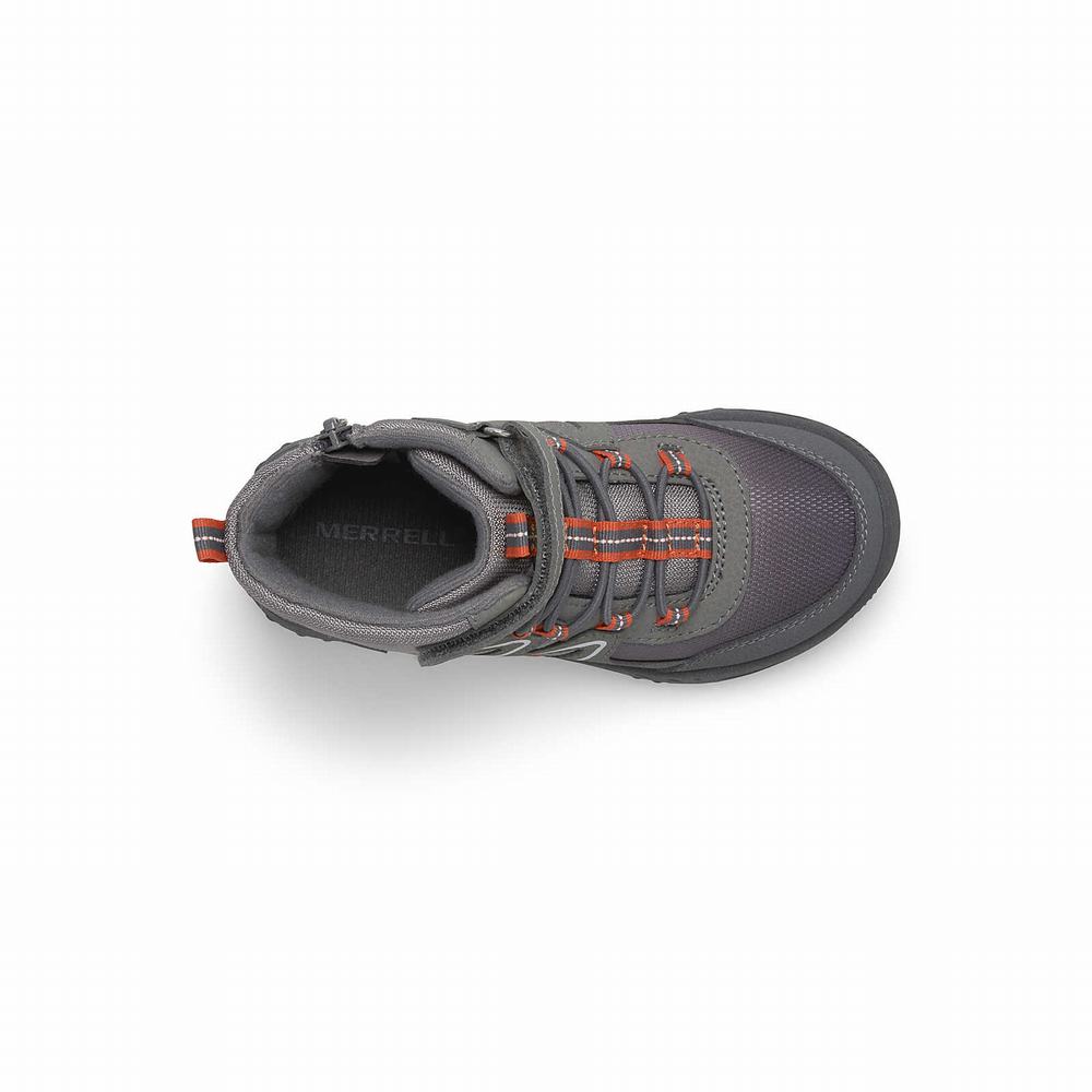 Kids' Merrell Polar Trekker Boots Orange Outlet | EHKTF-0219