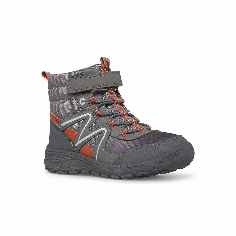 Kids' Merrell Polar Trekker Boots Orange Outlet | EHKTF-0219