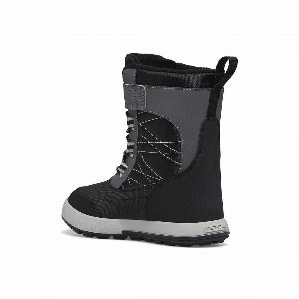 Kids' Merrell Snow Storm 2.0 Waterproof Boots Grey / Black Outlet | RPGMO-6475