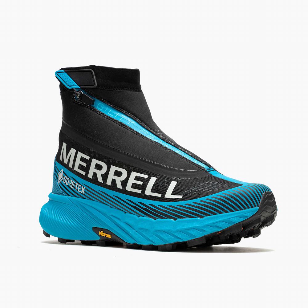 Men's Merrell Agility Peak 5 Zero GORE-TEX® Hiking Boots Black Outlet | YVEUL-2463