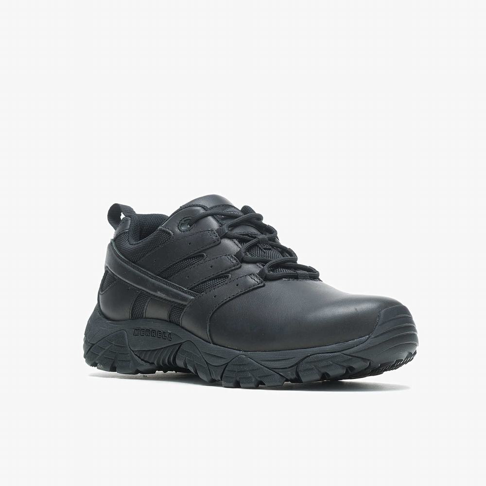 Men's Merrell Moab 2 Tactical Response Work Shoes Black Outlet | YZUVN-8267