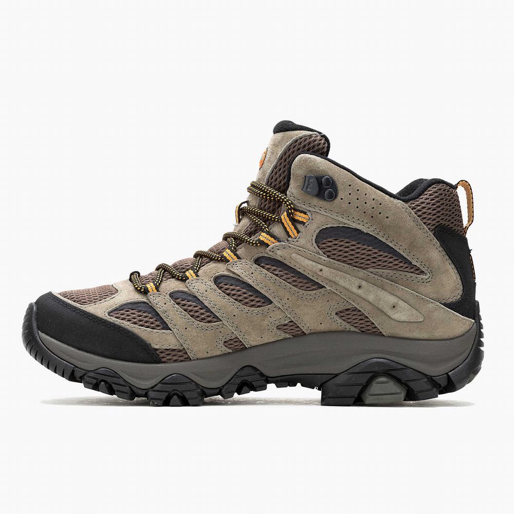 Men's Merrell Moab 3 Mid GORE-TEX® Hiking Boots Brown Outlet | HBSJD-1702