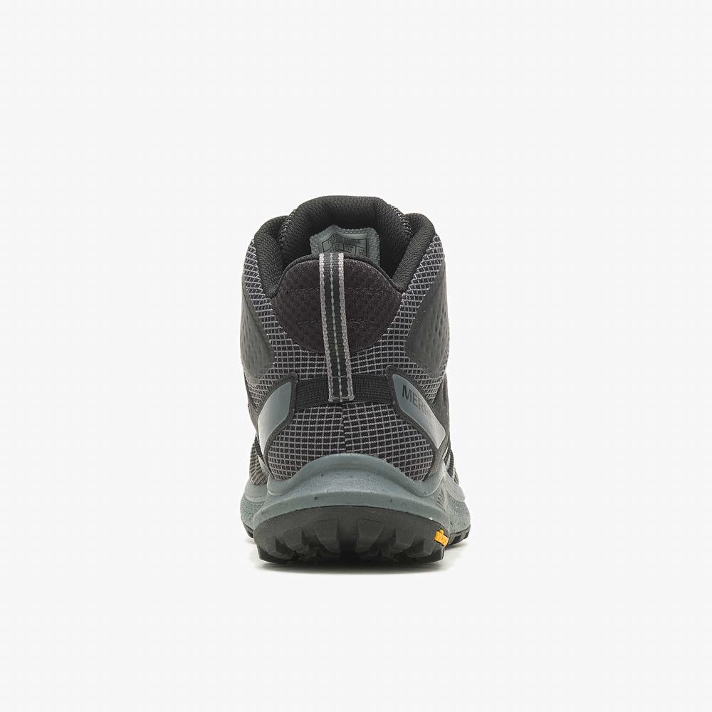 Men's Merrell Nova 3 Mid GORE-TEX® Hiking Boots Black Outlet | ASVPX-9317