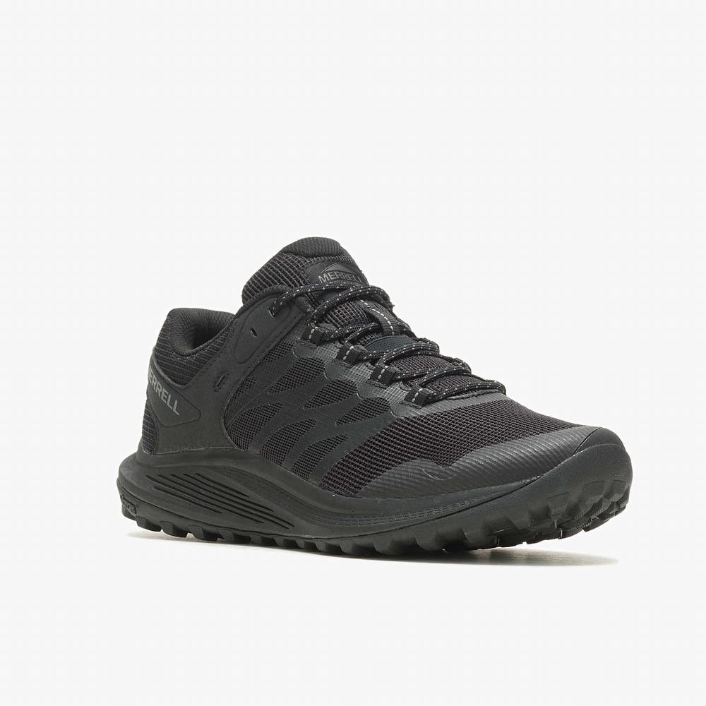 Men's Merrell Nova 3 Tactical Wide Width Work Shoes Black / Grey Outlet | JROLN-2057