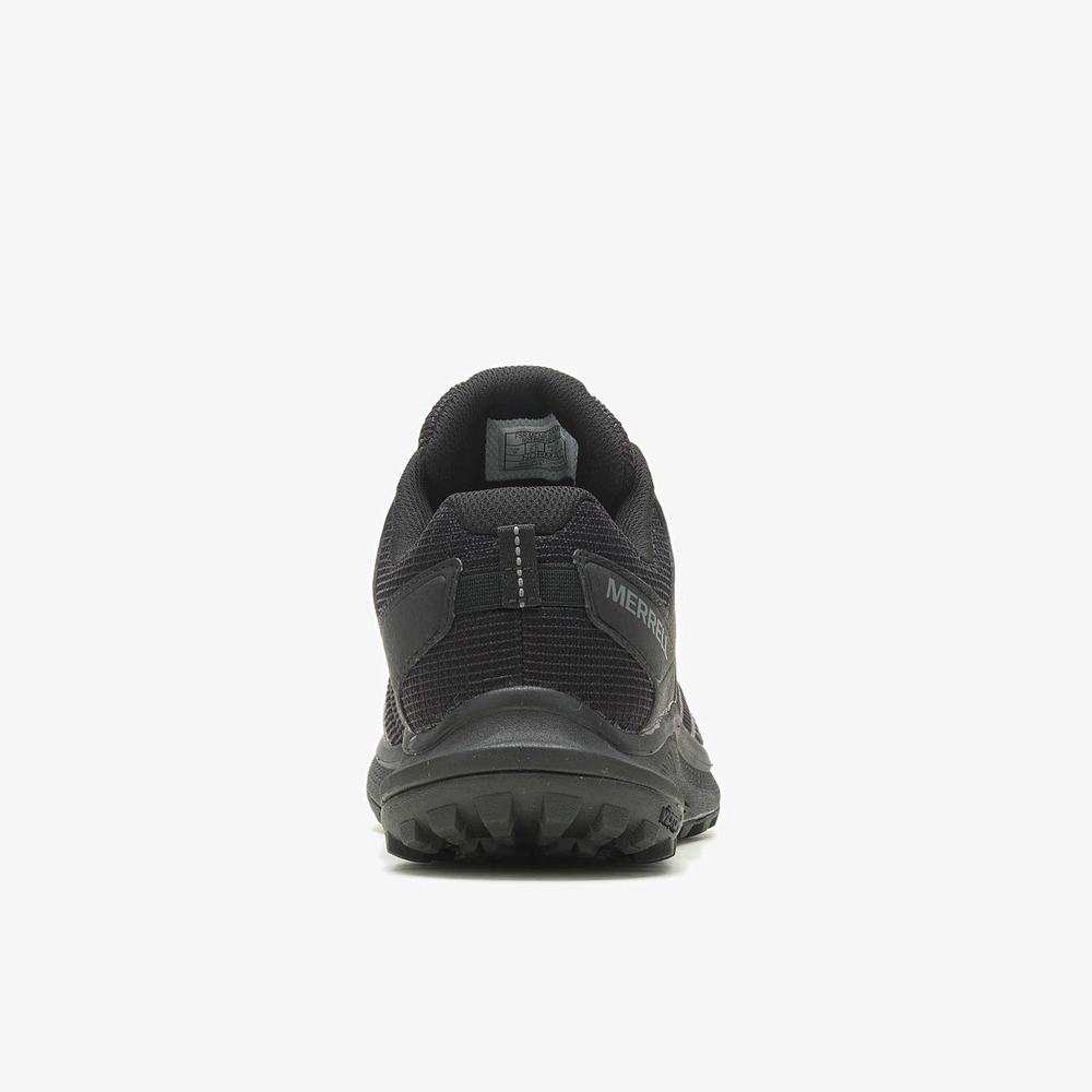 Men's Merrell Nova 3 Tactical Wide Width Work Shoes Black / Grey Outlet | JROLN-2057