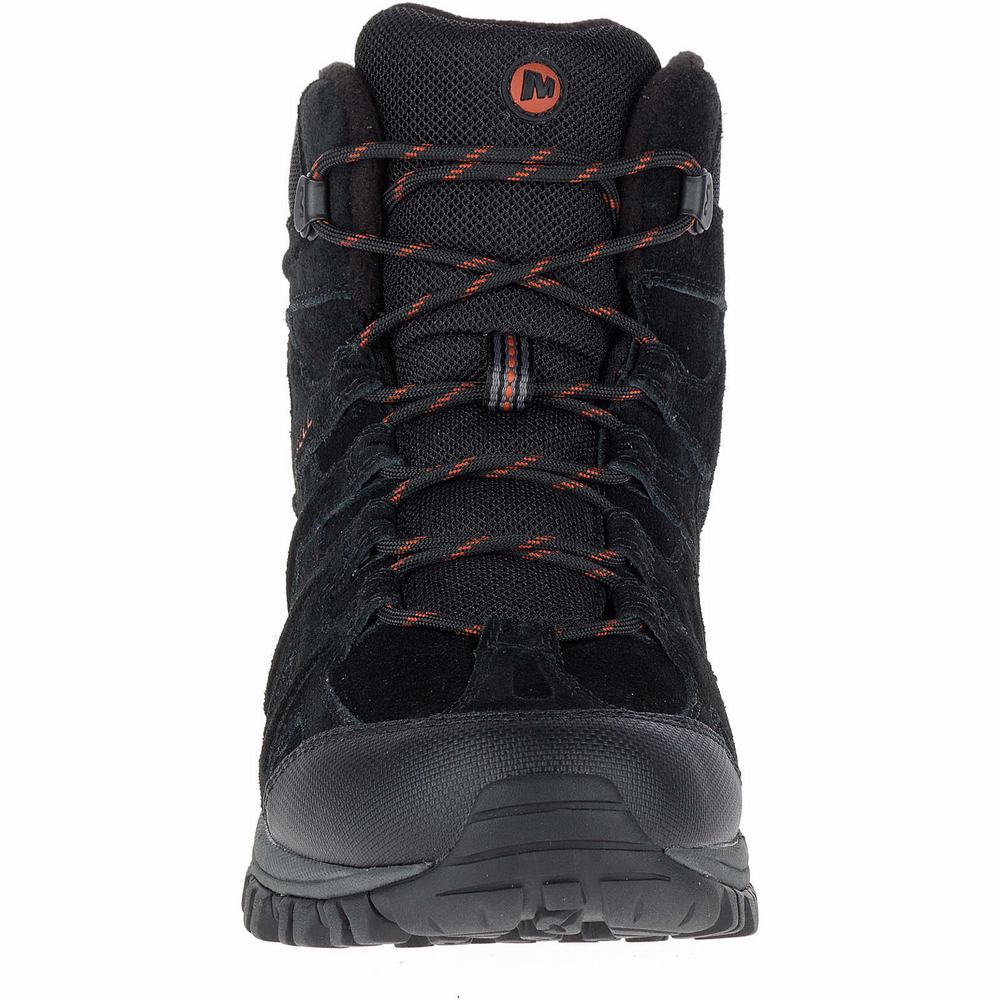 Men's Merrell Phoenix 2 Mid Thermo Hiking Boots Black Outlet | ZTXQL-7398