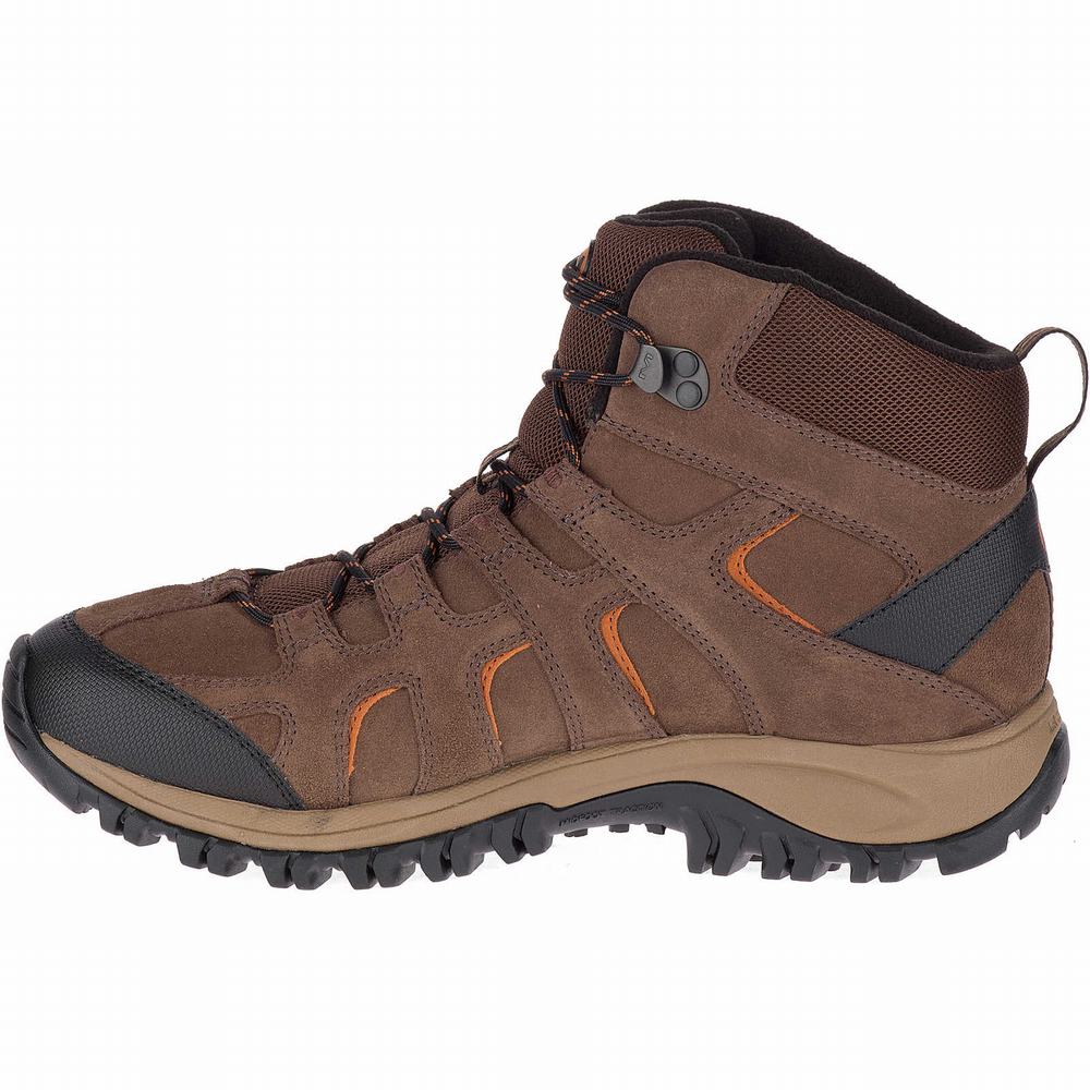 Men's Merrell Phoenix 2 Mid Thermo Hiking Boots Brown Clearance Outlet | QHBSN-4980