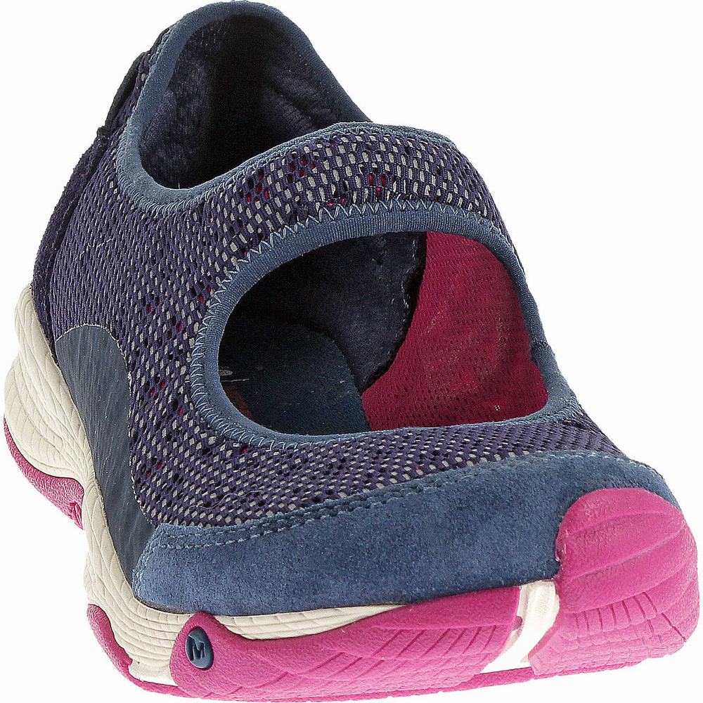 Women's Merrell All Out Bold Mary Jane Shoes Blue Outlet | OTNIS-9215