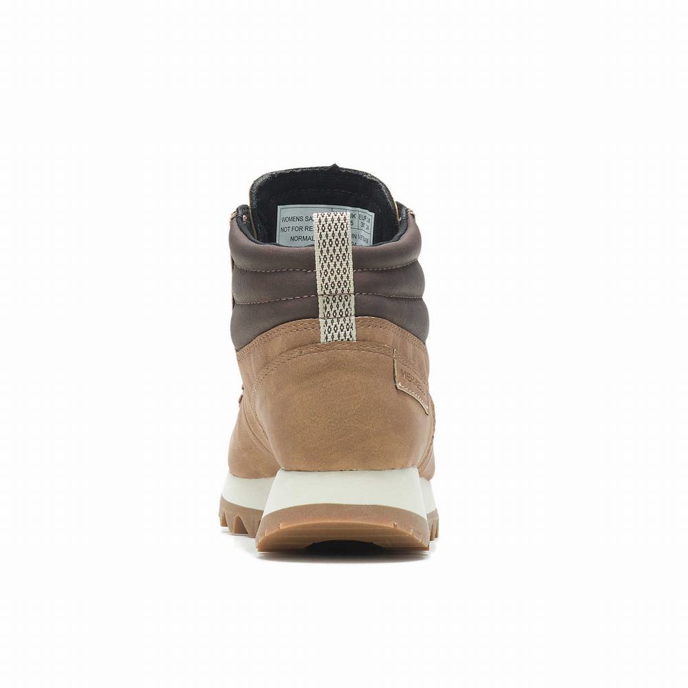 Women's Merrell Alpine Hiker Hiking Boots Light Brown Outlet | LDZCQ-5362