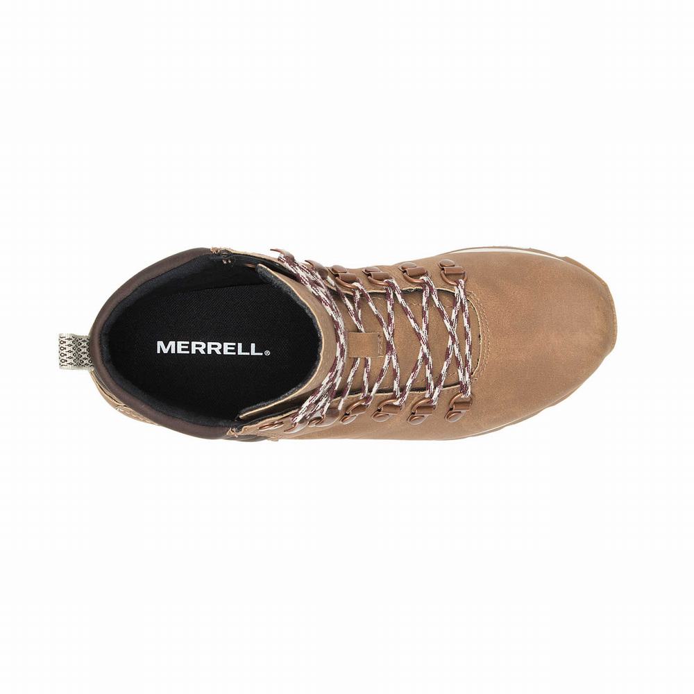 Women's Merrell Alpine Hiker Hiking Boots Light Brown Outlet | LDZCQ-5362