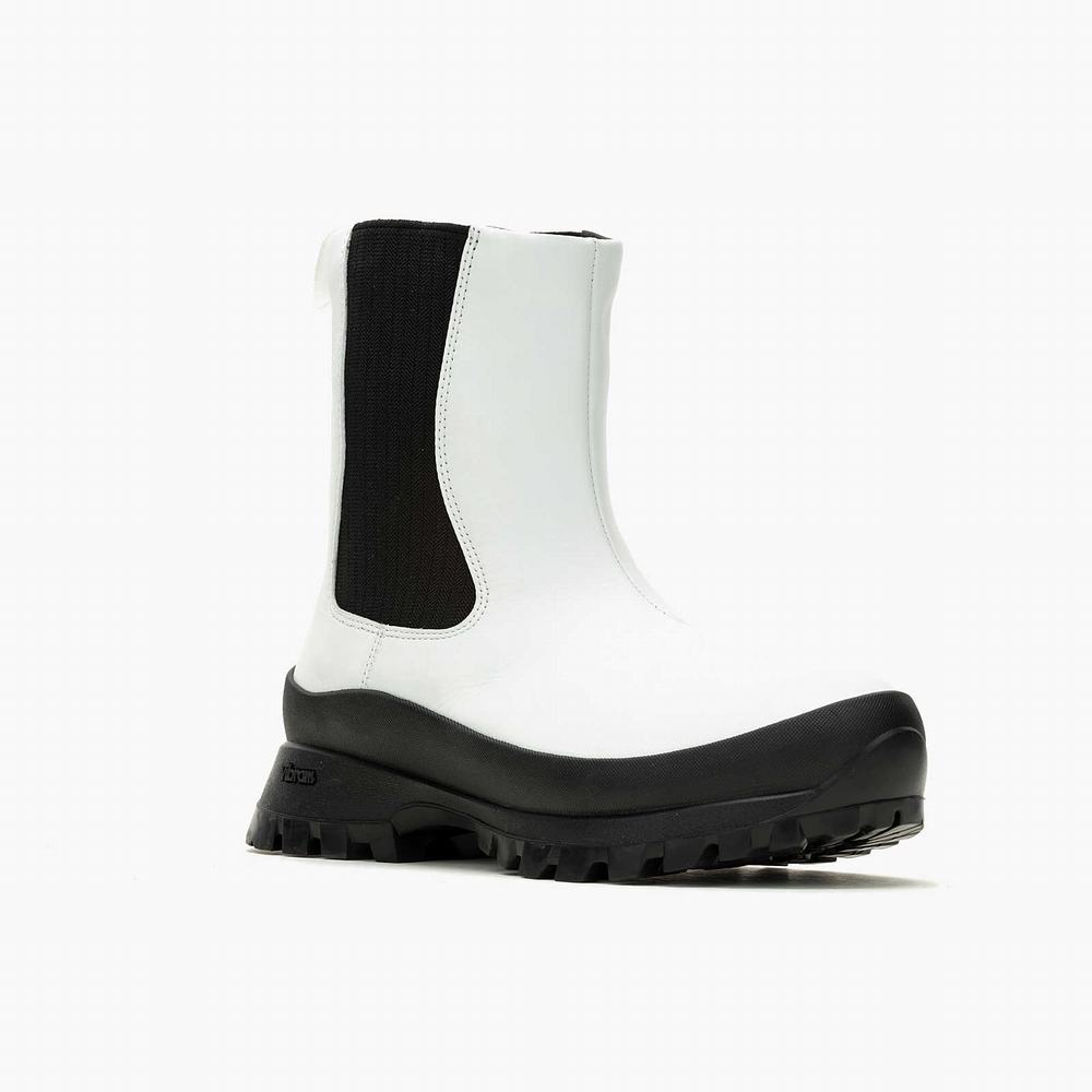 Women's Merrell Bristol Chelsea Boots White Outlet | SUGKH-5792