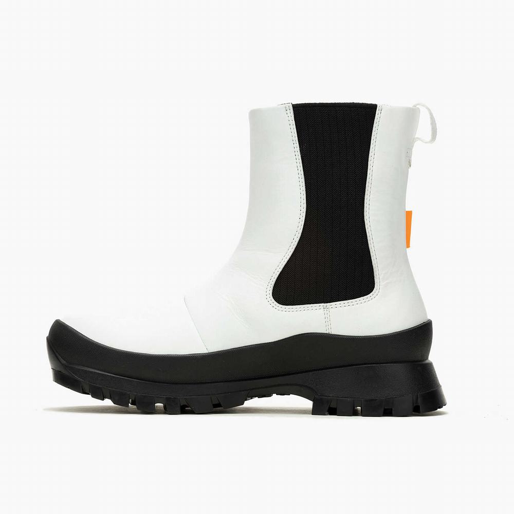 Women's Merrell Bristol Chelsea Boots White Outlet | SUGKH-5792