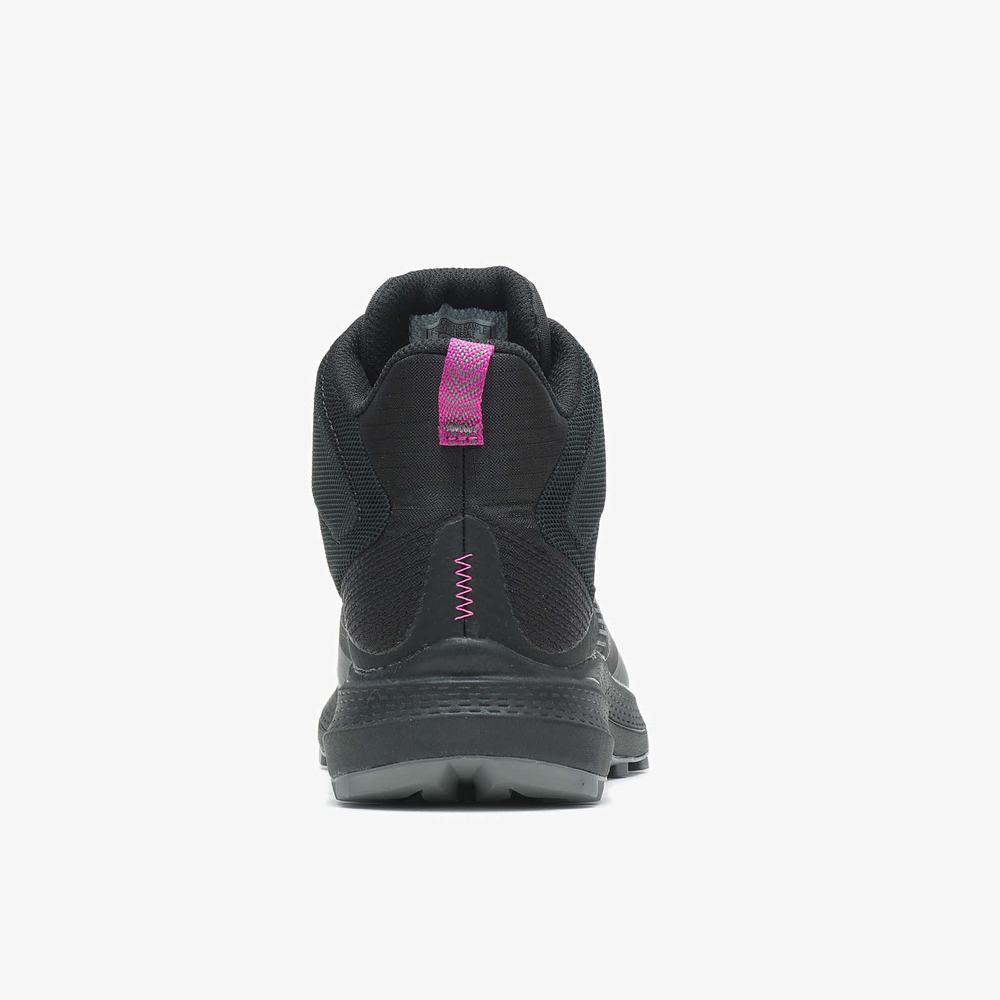 Women's Merrell MQM 3 Mid GORE-TEX® Hiking Boots Black / Fuchsia Outlet | CBGXI-7386