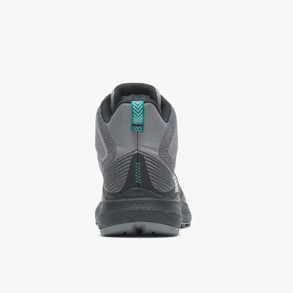 Women's Merrell MQM 3 Mid GORE-TEX® Hiking Boots Grey / Turquoise Outlet | AKJLZ-4203