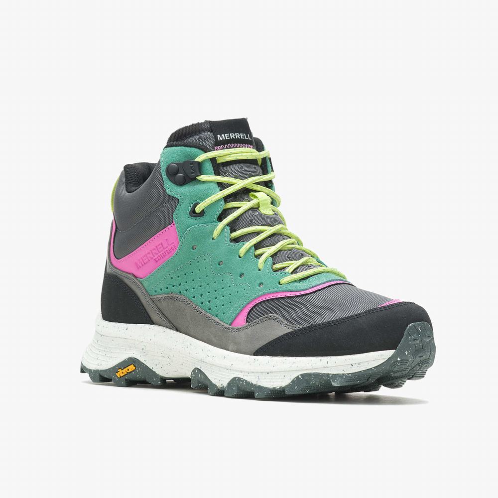 Women's Merrell Speed Solo Mid Waterproof Boots Multicolor Outlet | YEUNQ-0162